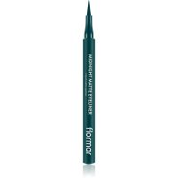 flormar Midnight Matte Eyeliner linka na oči vo fixke s matným efektom odtieň 04 Green 1 ml