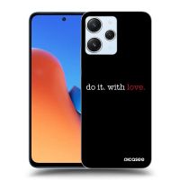 Silikónový prehľadný obal pre Xiaomi Redmi 12 4G - Do it. With love.