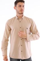 G723 DEWBERRY MEN'S SHIRT-BEIGE