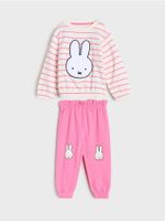 Sinsay - Komplet dzianinowy Miffy - kremowy