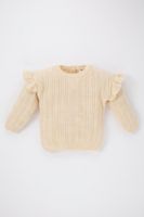 DEFACTO Baby Girl Crew Neck Sweater