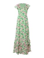 VILA Haljina 'VIMARIGOLD'  zelena / pastelno zelena / roza