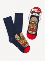 Celio Burger Socken Blau