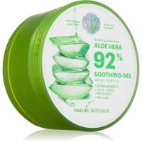 NATURE REPUBLIC Soothing & Moisture Aloe Vera 92% Soothing Gel pomirjajoči vlažilni gel za občutljivo kožo 300 ml