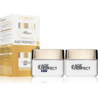 L’Oréal Paris Age Perfect Set für die Hautpflege gegen Falten 2x50 ml