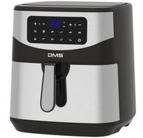 Digitální horkovzdušná fritéza DMS Germany HF-7S / 1800 W / 7 litrů / černá/nerez