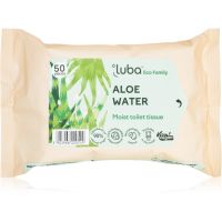 Luba ECO Family nawilżany papier toaletowy Aloe vera 50 szt.