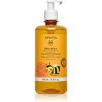 Apivita Mini Bees Gentle Kids Shower Gel Orange&Honey tusfürdő gél testre és hajra gyermekeknek 500 ml