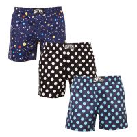 3PACK pánské trenky Styx premium art klasická guma (3AP10357) XXL