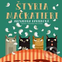 Štyria mačkatieri - Alexandra Pavelková - audiokniha z kategorie Pro děti