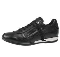 Lederschuhe Frauen - NOMADA NEGRO, HYBRID NEGRO/ACERO - NEW ROCK - M.HY001-S1 45