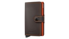 Secrid Miniwallet Matte Trufﬂe & Orange Unisex - Peňaženka Secrid - Oranžová - MM-Trufﬂe-Orange-One-size - Size: One size