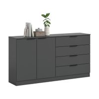 Livetastic KOMODA, antracitová, 148/80/35 cm