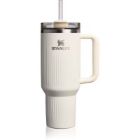 Stanley Quencher H2.O FlowState™ Fluted Tumbler lonček iz nerjavečega jekla s slamico velik Cream Gloss 1180 ml