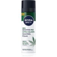 NIVEA MEN Sensitive Hemp пяна за бръснене с конопено масло 200 мл.