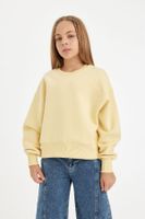 DEFACTO Girl Relax Fit Crew Neck Printed Sweatshirt