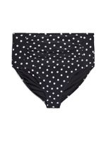Swim by Zizzi Bikini donji dio 'Stella'  crna / bijela