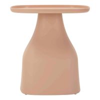 KONFERENČNÝ STOLÍK, ružová, plast, 48/48/50 cm