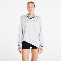 Μπλουζάκι Nike Sportswear Collection Women's Dri-FIT Jacquard Long-Sleeve Jersey Top Lt Iron Ore/ Flax/ White M