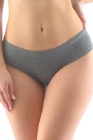 Bezešvé kalhotky Gina 04027P - bambus Šedá S/M