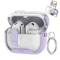 STARCHAIN Zaščitni ovitek za Samsung Galaxy Buds 3 / Buds 3 Pro vijoličen