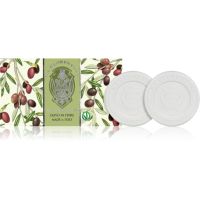 La Florentina Olive Flowers Sculpted Soap натуральне тверде мило Olive Leaf Extract 2x115 гр