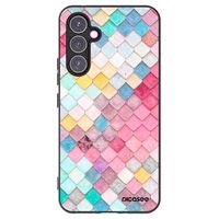 Silikónový čierny obal pre Samsung Galaxy A54 5G A546B - Farebná strecha