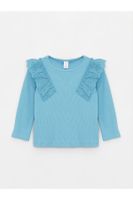 LC Waikiki Crew Neck Long Sleeve Baby Girl T-Shirt