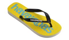 Havaianas Top Logomania 2 White Black Muži - Žabky Havaianas - Žlutá - H4145741-0128-BRA-43/44 - Size: BRA-43/44