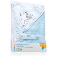 BabyOno Towel Bamboo μπουρνουζοπετσέτα με κουκούλα από μπαμπού Blue 100x100 εκ