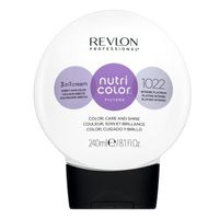 Revlon Professional Nutri Color Filters 3in1 Cream odżywcza maska koloryzująca dla ożywienia koloru 1022 Intense Platinum 240 ml