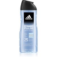 Adidas Dynamic Pulse гель для душу для обличчя, тіла та волосся 3в1 400 мл