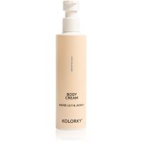 Kolorky Body Cream Sensitive Skin crema de corp pentru piele sensibila Watter Lilly & Jasmin 190 ml