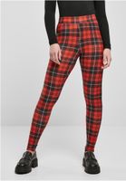 Women's Soft AOP Leggings in Red Cut