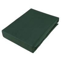 Novel NAPÍNACIA PLACHTA NA BOXSPRIN, džersej, tmavozelená, 140/220 cm
