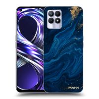 Silikónový čierny obal pre Realme 8i - Blue