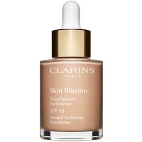 Clarins Skin Illusion Natural Hydrating Foundation makeup radiant cu hidratare SPF 15 culoare 107C Beige 30 ml