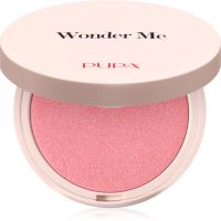 PUPA Milano Wonder Me Natural Effect Blush компактні рум'яна для природнього вигляду відтінок 001 Thrill Me - Glow 4 гр