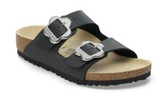 Birkenstock Arizona Flower Buckle Kids Birko-Flor Narrow Fit Detské - Sandále Birkenstock - Čierna - 1029844-4.5 - Size: 4.5