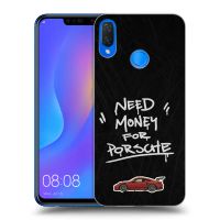 Silikónový čierny obal pre Huawei Nova 3i - Dark Racer