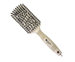 Kefa na vlasy z organického materiálu s diviačími a polyamidovými  štetinami Hairway Organica - béžový (08447-20) + darček zadarmo