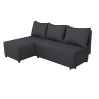 Ti'me SEDACIA SÚPRAVA, drevo, textil, tmavosivá
