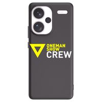 Silikónový čierny obal pre Xiaomi Redmi Note 13 Pro+ 5G - ONEMANSHOW CREW