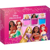 Disney Princess Nail Set Set mit Nagellacken für Kinder 3y+ Pink, Blue, Pink 3x4.5 ml
