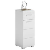 MID.YOU SPODNÁ SKRINKA, biela s vysokým leskom, biela, 30/79/31 cm