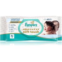 Pampers Aqua Soft Touch vlažni čistilni robčki za otroke 60 kos