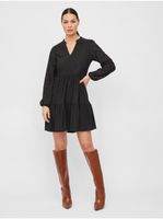 Black dress with madeira VILA Kawa - Women