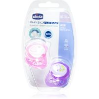 Chicco Physio Air Silicone Girl πιπίλα 16-36 m 2 τμχ
