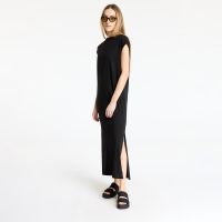 Urban Classics Ladies Viscose Extended Shoulder Dress Black M
