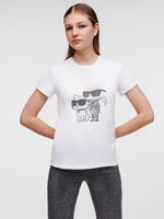 Karl Lagerfeld Ikonik 2.0 Tricou Alb